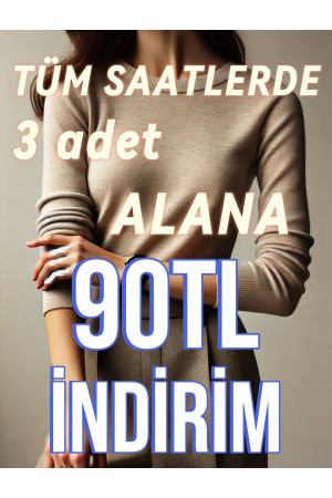 3 Adet Alana 60 Tl. İndirim